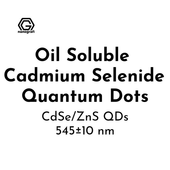 Oil Soluble Cadmium Selenide Quantum Dots (CdSe/ZnS QD) 545 nm (NG10QD0931)